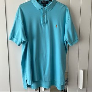 Ralph Lauren Polo Shirt Light Blue Size Large